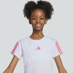 Camiseta adidas 3S 160 Infantil - Foto 5