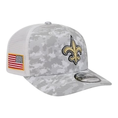Boné New Era New Orleans Saints Salute Service - Foto 4