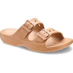 Sandália Crocs Saturday Sandal M Umber - Unissex - Foto 2