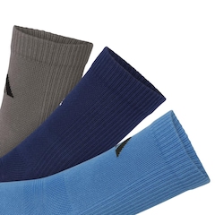 Kit Meias de Corrida adidas Performance Climacool Com 3 Pares - Adulto - Foto 2