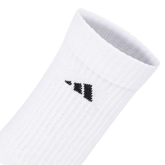 Kit Meias adidas Cano Alto Cushioned Crew - Pack com 3 Pares - Adulto - Foto 2