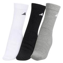 Kit Meias adidas Cano Alto Cushioned Crew - Pack com 3 Pares - Adulto - Foto 5