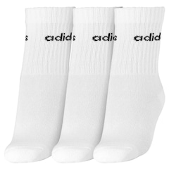 Kit Meias adidas Linear Pack com 3 Pares - Infantil - Foto 3