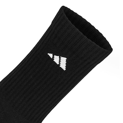 Kit Meias adidas Cano Alto Cushioned Crew Pack com 3 Pares - Adulto - Foto 2