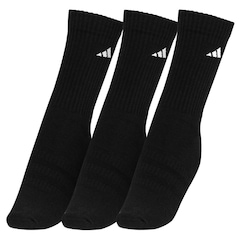 Kit Meias adidas Cano Alto Cushioned Crew Pack com 3 Pares - Adulto - Foto 3