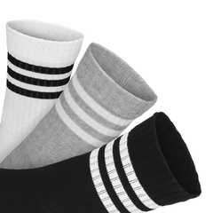 Kit Meias adidas Cano Alto Cushioned - Pack com 3 Pares - Adulto - Foto 2