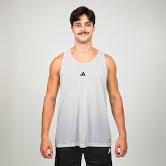 Camiseta Regata adidas Treino Três Listras Masculina - Foto 1