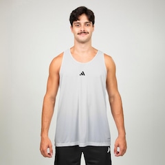 Camiseta Regata adidas Treino Três Listras Masculina - Foto 2