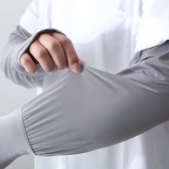 Manguito Térmico Confortável Gold Sports M Mãos Dry Proteção UV+50 - Foto 5