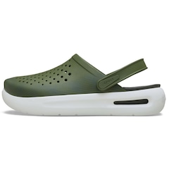 Sandália Crocs Inmotion Micro Geo Clog Army - Unissex - Foto 3