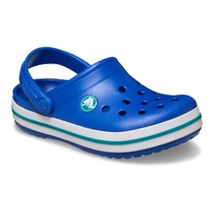Sandália Crocs Crocband Clog K Turbo Teal - Infantil - Foto 2