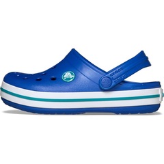 Sandália Crocs Crocband Clog K Turbo Teal - Infantil - Foto 3
