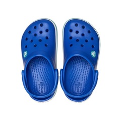Sandália Crocs Crocband Clog K Turbo Teal - Infantil - Foto 5