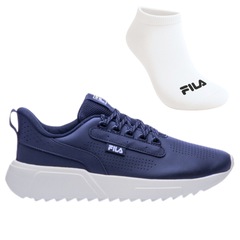 Kit Tênis Fila Freestyle Ii + Meia - Masculino - Foto 1