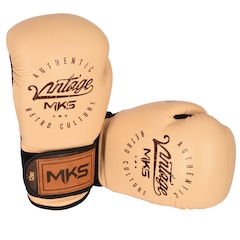 Luvas de Boxe Profissional em Couro MKS Vintage - Foto 1