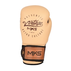 Luvas de Boxe Profissional em Couro MKS Vintage - Foto 2