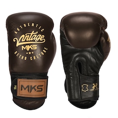 Luvas de Boxe Profissional em Couro MKS Vintage - Foto 3