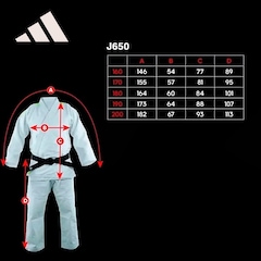 Kimono Judô adidas Contest J650 - Foto 3