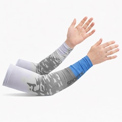 Manguito Longo Térmico e Compressão Gold Sports Ice III-Dry Proteção Solar Uv+50 - Foto 2