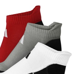 Kit Meias de Corrida adidas Performance Climacool com 3 Pares - Adulto - Foto 2