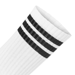 Kit Meias adidas Cano Alto Três Listras Pack com 3 Pares Adulto - Foto 2