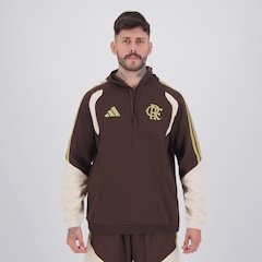 Blusão de Moletom adidas Flamengo Treino 26/27 Masculino - Foto 1
