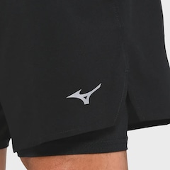 Short Mizuno Core 7.5 2in1 Masculino - Foto 4