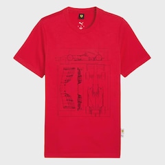 Camiseta Puma Scuderia Ferrari Sportswear Masculina - Foto 1