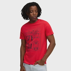 Camiseta Puma Scuderia Ferrari Sportswear Masculina - Foto 2