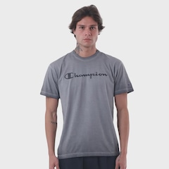 Camiseta Champion MC Stone Script Masculina - Foto 1