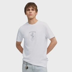 Camiseta Puma Ferrari Sportwear Shield Masculina - Foto 2