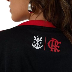 Camisa Braziline Flamengo Emoção Feminina - Foto 5