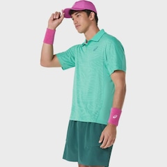 Camisa Polo ASICS Match Jacquard Masculino - Foto 2