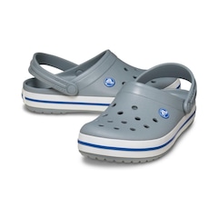 Sandália Crocs Crocband Clog Concrete - Unissex - Foto 4