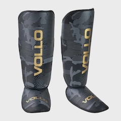 Protetor de Canela Vollo VFG740 Muai Thay Adulto - Foto 1