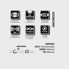 Óculos de Natação Hammerhead Phantom Adulto - Foto 5