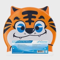 Touca de Natação Hammerhead Animal Tigre Infantil - Foto 2