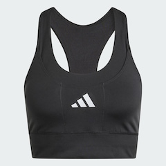 Top de Corrida Suporte Médio adidas Bolsos adi365 Feminino - Foto 2
