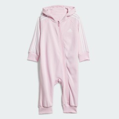 Body de moletinho adidas Três Listras Essentials infantil - Foto 2