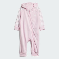 Body de moletinho adidas Três Listras Essentials infantil - Foto 3