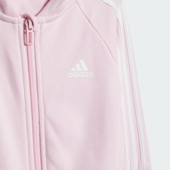 Body de moletinho adidas Três Listras Essentials infantil - Foto 5