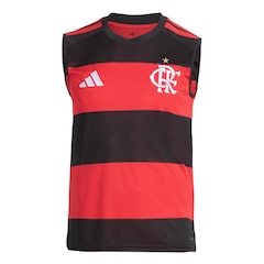 Camisa do Flamengo I 26/27 adidas sem Mangas Masculina - Foto 1