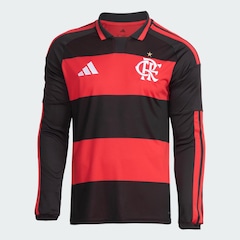 Camisa do Flamengo I 26/27 adidas Manga Longa Masculina - Foto 2