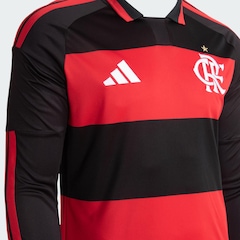 Camisa do Flamengo I 26/27 adidas Manga Longa Masculina - Foto 4