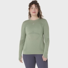 Camiseta ASICS Manga Longa Road Seamless Feminino - Foto 1