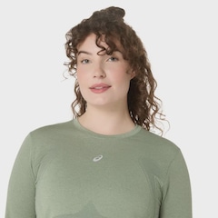 Camiseta ASICS Manga Longa Road Seamless Feminino - Foto 4