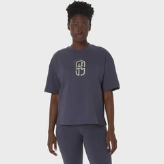 Camiseta ASICS Nagino Relaxed Graphic Feminino - Foto 8