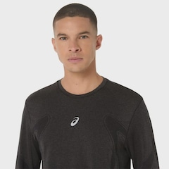 Camiseta ASICS Manga Longa Road Seamless Masculino - Foto 4