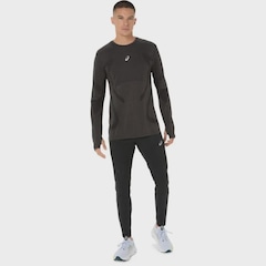 Camiseta ASICS Manga Longa Road Seamless Masculino - Foto 6