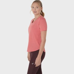 Camiseta ASICS Road Gola V Feminino - Foto 3